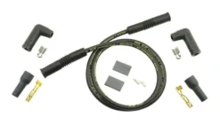Accel 8.8mm Universal Spark Plug Wire Kits -Motorcycle Parts Store accel88mm universal spark plug wire kits black 3