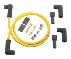 Accel 8.8mm Universal Spark Plug Wire Kits -Motorcycle Parts Store accel88mm universal spark plug wire kits yellow 1