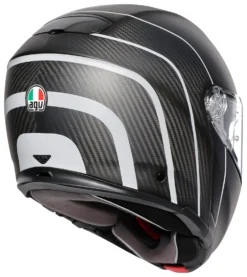 AGV Sportmodular Carbon Refractive Helmet -Motorcycle Parts Store agv sport modular carbon refractive helmet black silver 4 scaled