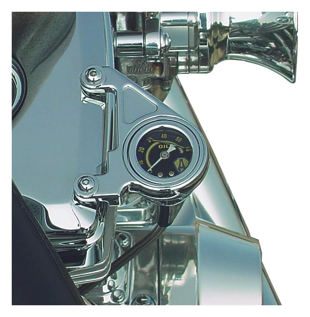 Arlen Ness Radius Oil Pressure Gauge For Harley Twin Cam 1999-2017 2 Arlen Ness Radius Oil Pressure Gauge For Harley Twin Cam 1999-2017 - Image 2
