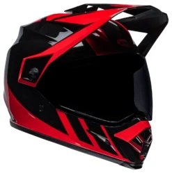 Bell Helmets Bell MX-9 Adventure Mips Dash Helmet -Motorcycle Parts Store bell helmets mx9 adv mi dash black red 2
