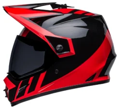Bell Helmets Bell MX-9 Adventure Mips Dash Helmet -Motorcycle Parts Store bell helmets mx9 adv mi dash black red 7