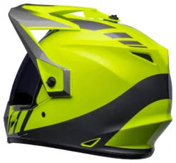 Bell Helmets Bell MX-9 Adventure Mips Dash Helmet -Motorcycle Parts Store bell helmets mx9 adv mi dash hi viz yellow grey 6