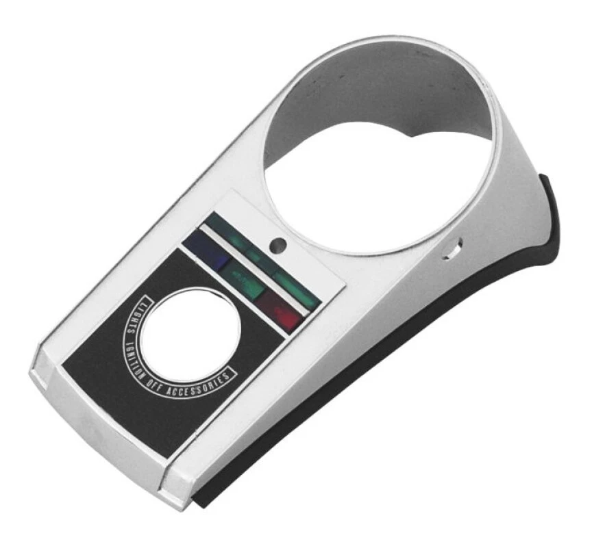 Biker's Choice 5 Light Die-Cast Fat Bob Dash Cover For Harley Softail 1991-1995 1 Biker's Choice 5 Light Die-Cast Fat Bob Dash Cover For Harley Softail 1991-1995