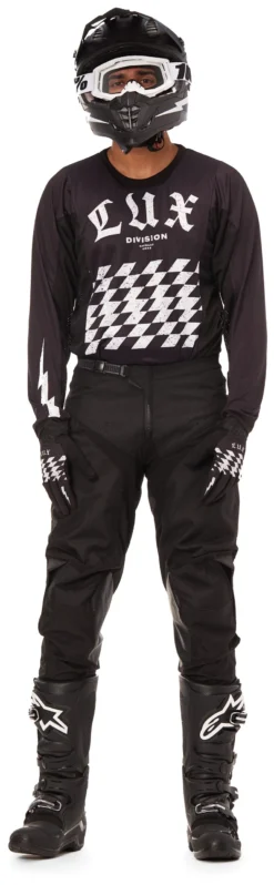 BILT Lux Division Jersey -Motorcycle Parts Store bilt lux division jersey black white 2 scaled