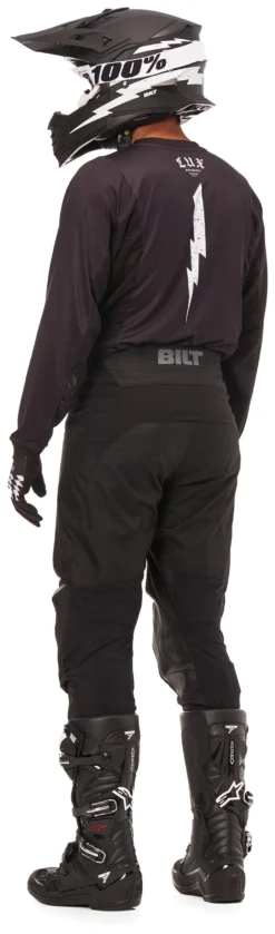BILT Lux Division Jersey -Motorcycle Parts Store bilt lux division jersey black white 3 scaled