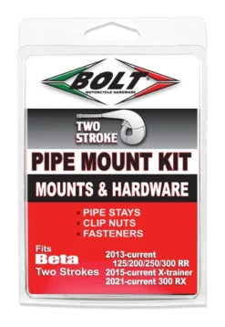 Bolt Hardware Beta 2-Stroke Pipe Mounts 125cc-300cc 2013-2023