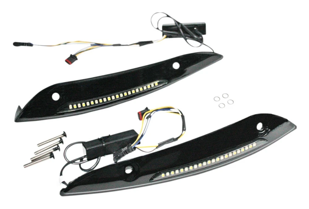 Custom Dynamics Dual Function LED Windshield Trim For Harley Road Glide 2015-2023 - Image 3