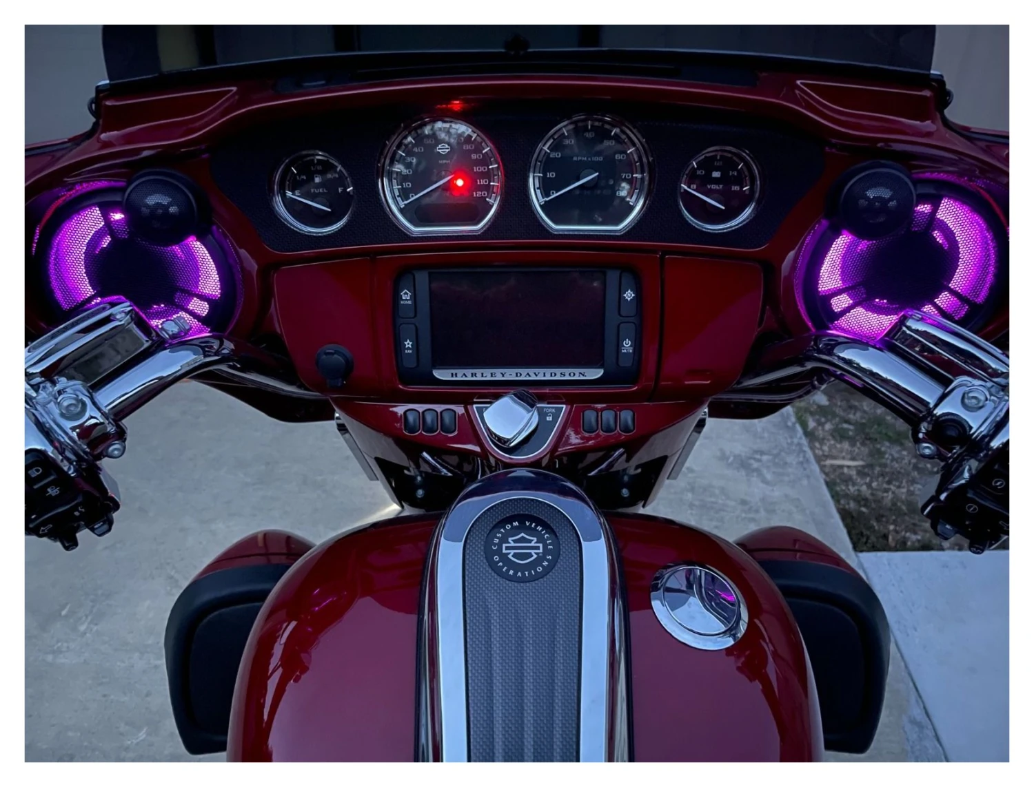 Custom Dynamics ProGlow LED Speaker Lights For Harley Touring 2014-2021 - Image 2