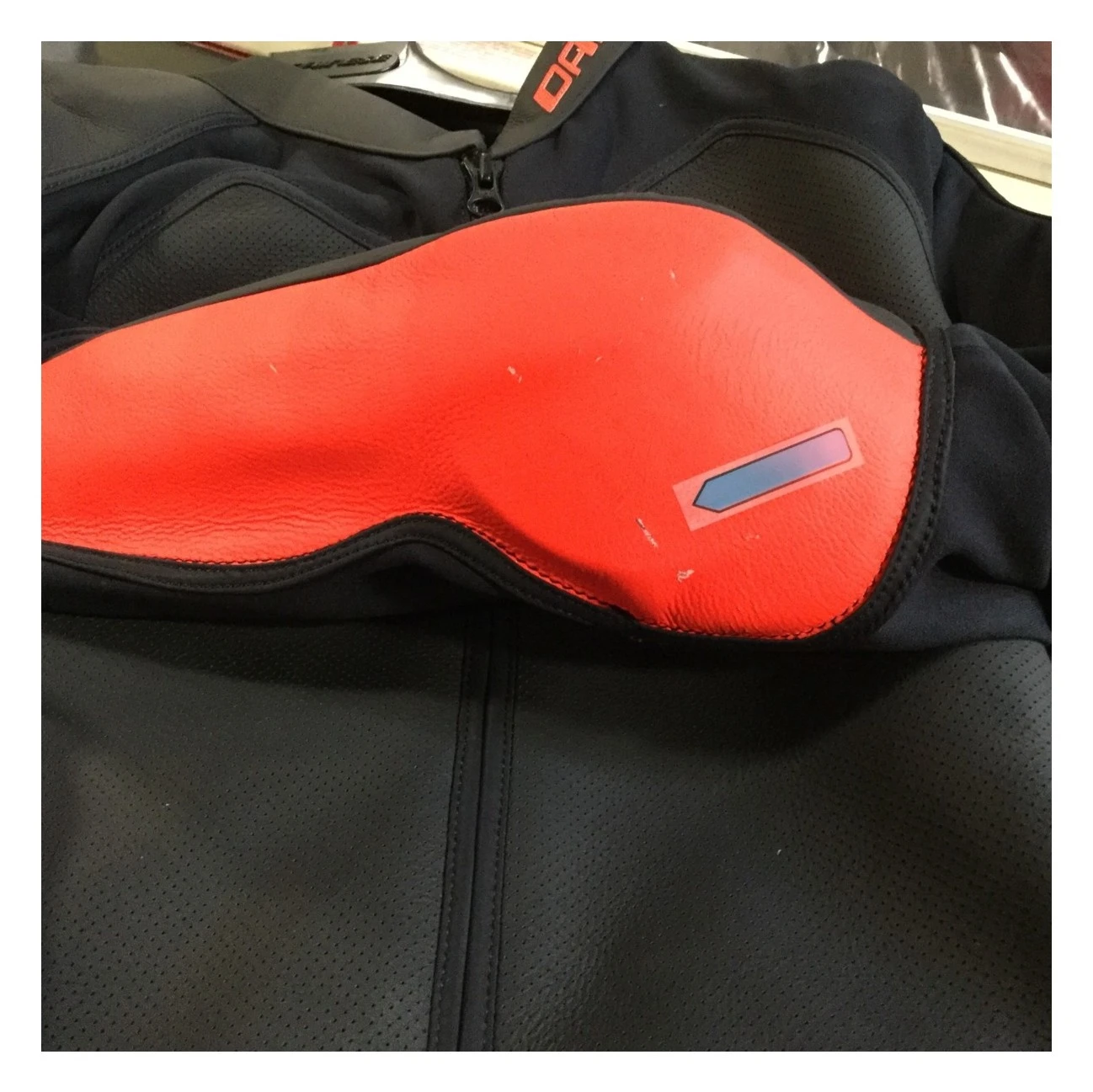 Dainese Intrepida Perforated Jacket Matte Black/Fluo Red / 52 [Blemished - Very Good] - Image 4