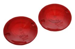Drag Specialties Flat Style Turn Signal Lenses For Harley 1986-2022 -Motorcycle Parts Store drag specialties replacement flat style turn signal lens for harley19862015 red
