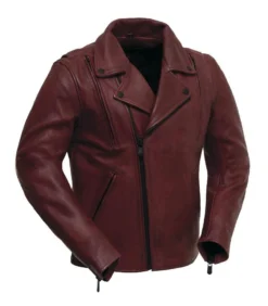 First Manufacturing Night Rider Jacket -Motorcycle Parts Store first manufacturing night rider jacket oxblood