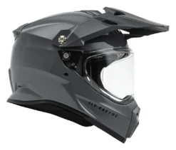 Fly Racing Trekker Helmet -Motorcycle Parts Store fly racing dirt trekker helmet grey 2