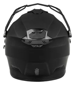 Fly Racing Trekker Helmet -Motorcycle Parts Store fly racing dirt trekker helmet matte black 3