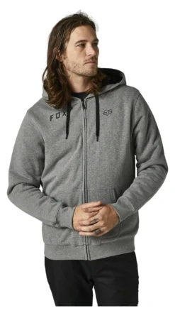Fox Racing Baseline Sasquatch Zip Hoody -Motorcycle Parts Store fox racing baseline sasquatch zip hoody heather graphite