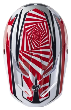 Fox Racing V1 Goat Helmet 15 Fox Racing V1 Goat Helmet -Motorcycle Parts Store fox racing v1 goat helmet red 3