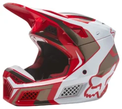 Fox Racing V3 RS Mirer Helmet -Motorcycle Parts Store fox racing v3 rs mirer helmet red 2