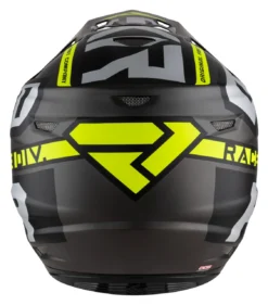 FXR 6D ATR-2 Race Division Helmet -Motorcycle Parts Store fxr6 datr2 race division helmet black grey hi viz yellow 2