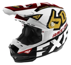 FXR 6D ATR-2 Race Division Helmet -Motorcycle Parts Store fxr6 datr2 race division helmet gold rust white