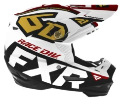 FXR 6D ATR-2 Race Division Helmet -Motorcycle Parts Store fxr6 datr2 race division helmet gold rust white 3