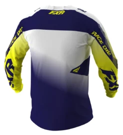 FXR Clutch MX Jersey 23 FXR Clutch MX Jersey -Motorcycle Parts Store fxr clutch mx jersey white navy yellow 1