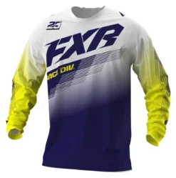 FXR Clutch MX Jersey 22 FXR Clutch MX Jersey -Motorcycle Parts Store fxr clutch mx jersey white navy yellow
