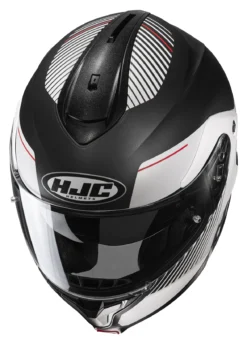 HJC C91 Prod Helmet -Motorcycle Parts Store hjc helmets c91 plus prod helmet black white 2