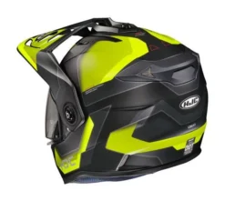 HJC DS-X1 Synergy Helmet -Motorcycle Parts Store hjcdsx1 synergy helmet black hi viz 1