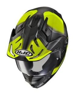 HJC DS-X1 Synergy Helmet -Motorcycle Parts Store hjcdsx1 synergy helmet black hi viz 2
