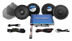 Hogtunes Quadcast 300 Watt Speaker And Amp Kit For Harley Touring 2014-2023