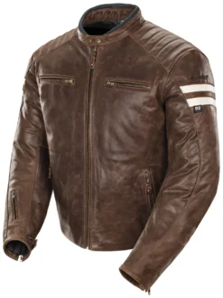 Joe Rocket Classic '92 Jacket -Motorcycle Parts Store joe rocket classic92 jacket brown cream scaled