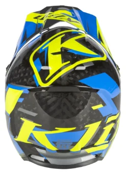 Klim F3 Carbon Raid Helmet -Motorcycle Parts Store klim f3 carbon raid helmet blue hi viz yellow 4