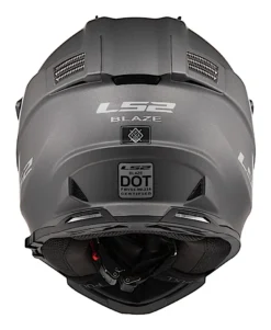 LS2 Blaze Helmet Matte Titanium / XL [Open Box] -Motorcycle Parts Store ls2 blaze helmet matte titanium xl open box matte titanium 2