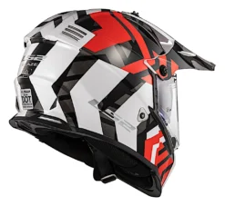 LS2 Blaze Xtreme Helmet -Motorcycle Parts Store ls2 blaze xtreme helmet red black white 2