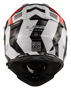 LS2 Blaze Xtreme Helmet -Motorcycle Parts Store ls2 blaze xtreme helmet red black white 3
