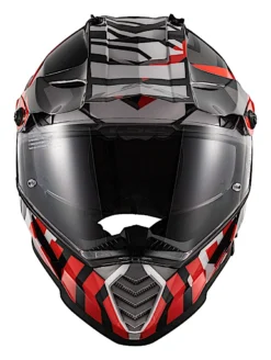 LS2 Blaze Xtreme Helmet -Motorcycle Parts Store ls2 blaze xtreme helmet red black white 4