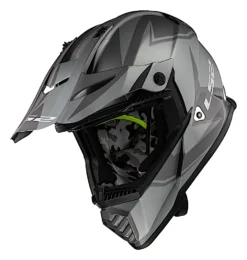 LS2 Gate Twoface Helmet 13 LS2 Gate Twoface Helmet -Motorcycle Parts Store ls2 gate twoface helmet matte grey black 6