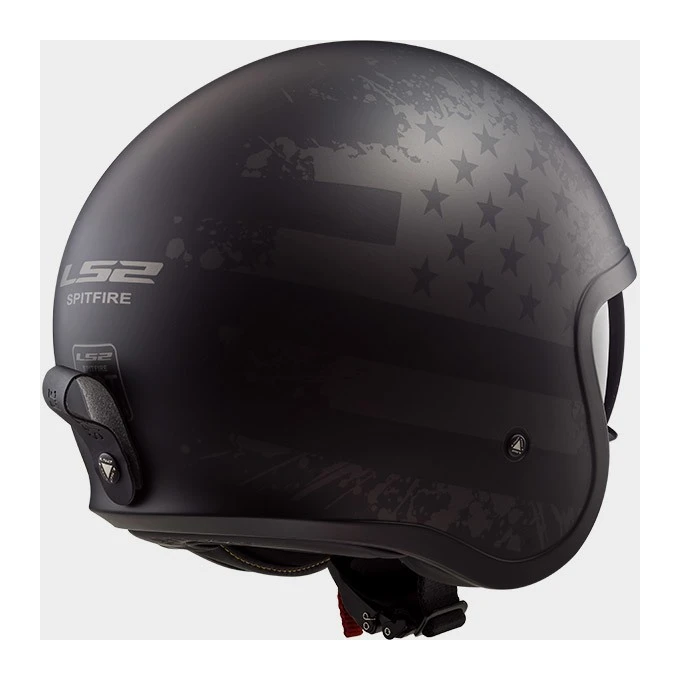 LS2 Spitfire Black Flag Helmet 2 LS2 Spitfire Black Flag Helmet - Image 2