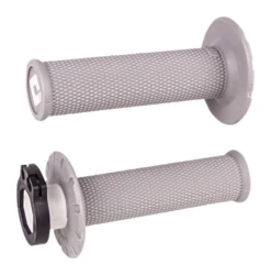 ODI MX V2 Lock On No Waffle Grips 8 ODI MX V2 Lock On No Waffle Grips -Motorcycle Parts Store odi grips lock on no grey