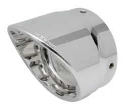 Performance Machine Slash End Cap For Harley Screamin' Eagle Exhaust 4" Diameter / Chrome [Open Box]