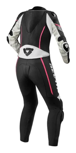 REV'IT! Xena 3 Women's Race Suit -Motorcycle Parts Store revit xena3 womens race suit black pink 1