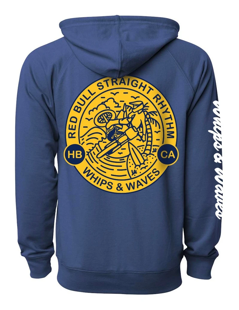 Roland Sands X Red Bull Straight Rhythm Whips & Waves Zip Hoody - Image 2