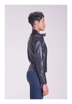 Schott 21141W Lambskin Cafe Women's Jacket -Motorcycle Parts Store schott21141 w lambskin cafe womens jacket 5