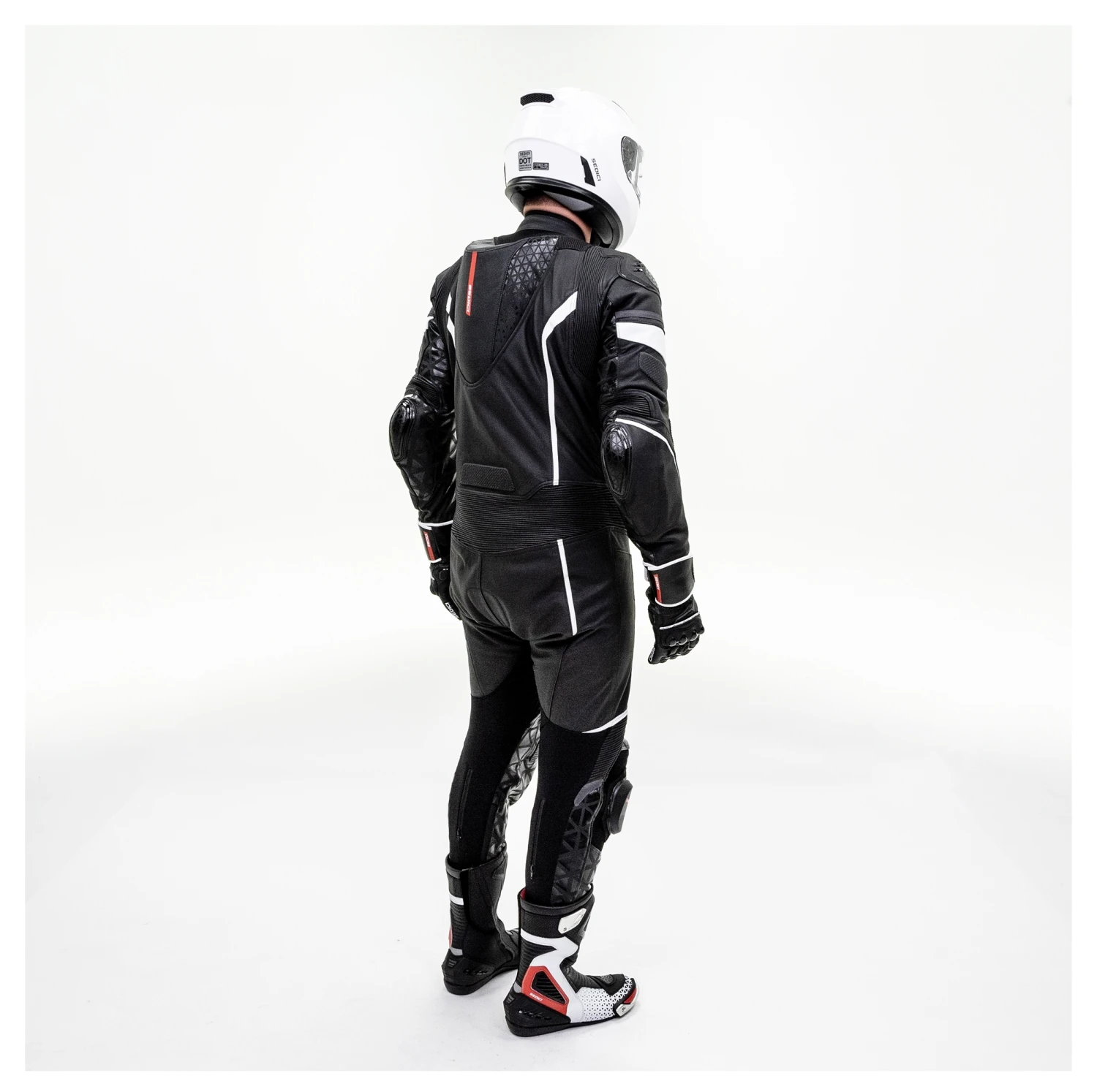 Sedici Chicane One-Piece Race Suit Black/White / 54 [Demo - Good] - Image 3
