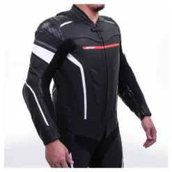 Sedici Chicane One-Piece Race Suit Black/White / 54 [Demo - Good] -Motorcycle Parts Store sedici chicane one piece race suit black white54 demo good black white 3