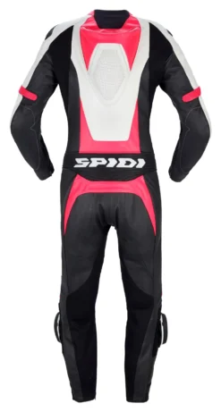 Spidi Track Perforated Pro Women's Race Suit -Motorcycle Parts Store spidi track lady perf pro black pink 1