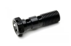 Spiegler Anodized Aluminum Double Banjo Bolt For Safety Wire