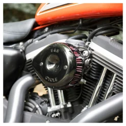 S&S Cycle Mini Teardrop Stealth Air Cleaner Cover -Motorcycle Parts Store ss mini teardrop stealth air cleaner cover black 2