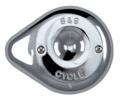 S&S Cycle Mini Teardrop Stealth Air Cleaner Cover -Motorcycle Parts Store ss mini teardrop stealth air cleaner cover chrome
