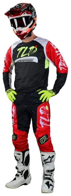 Troy Lee Designs Troy Lee GP Pro Partical Jersey -Motorcycle Parts Store troy lee gp pro partical jersey black red 2 scaled